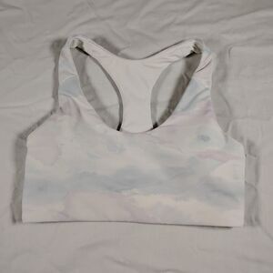 Old Navy Active Powersoft Medium Support Sports Bra Size Small White Multi